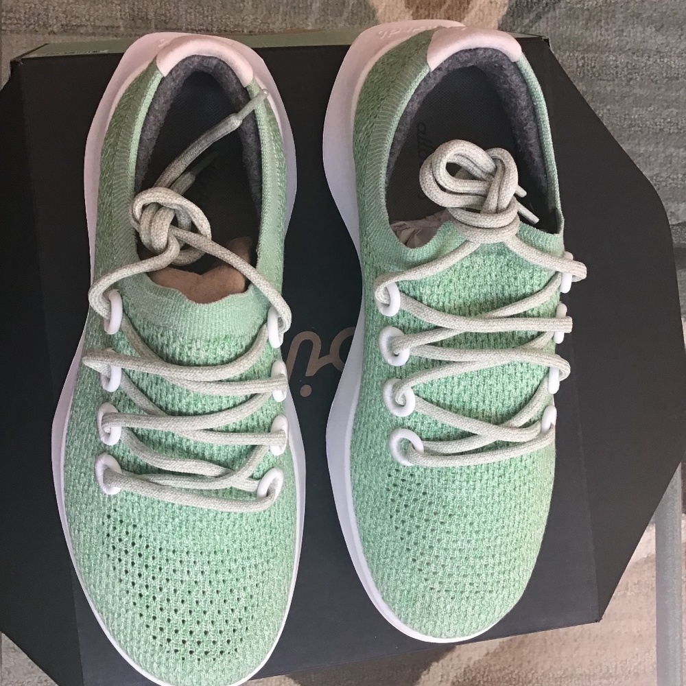 Allbirds Tree Dashers Running Shoes Lyra (Bright White Sole) Size 9